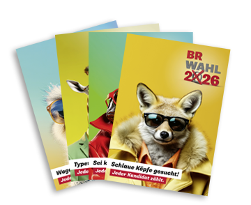 Wahlplakate für Ihre Öffentlichkeitsarbeit